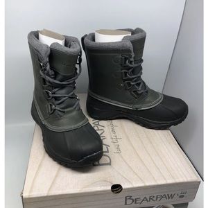 BEARPAW Men's Colton Snow Boot Gray Size 11M